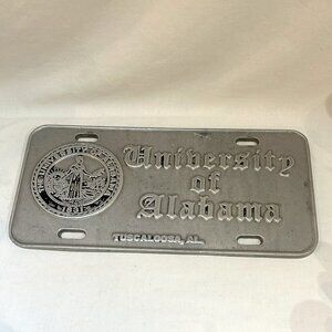VTG University of Alabama Heavy Embossed Pewter Auto Tag by Pewterex York PA